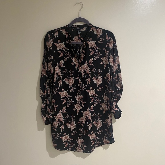 Forever 21 Thin Blouse Shirt Dress - Picture 1 of 4